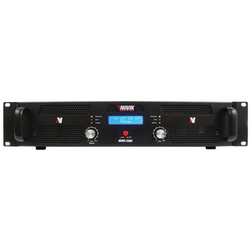 Amplificador De Som 2500w Rms 4 Ohms Novo2500