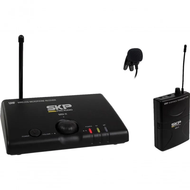 Microfone Sem Fio Uhf Lapela Mini-iii [f018] - OUTRAS - Instrumentos Musicais