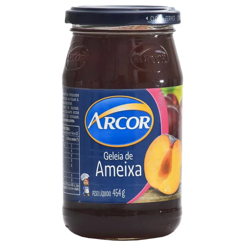 Geleia Arcor Ameixa Pt 454g Geleia Arcor Ameixa 454g