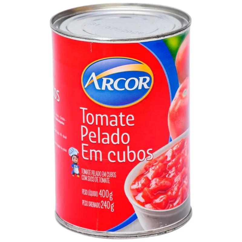 Tomate Pelado Arcor em Cubos 240g