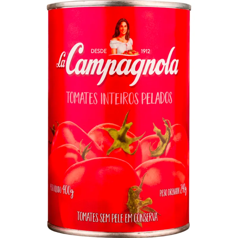 Tomate sem Pele La Campagnola Inteiro 400g