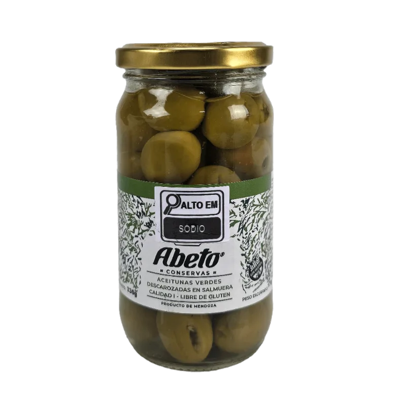 Azeitona Verde Abeto sem Caroço Vidro 170g