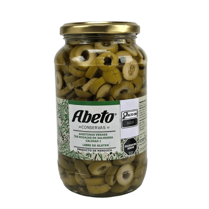 Azeitona Verde Abeto Fatiada Vidro 340g
