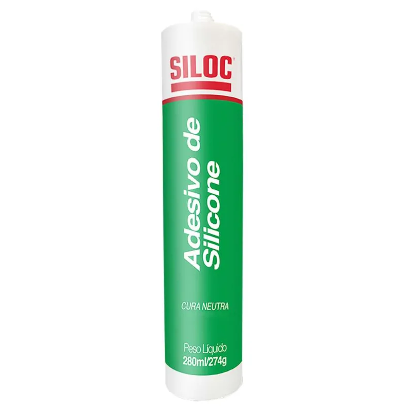 Borracha de Silicone Neutro Branco  274g/280ml 9401022 - SILOC - SILOC - Químicos