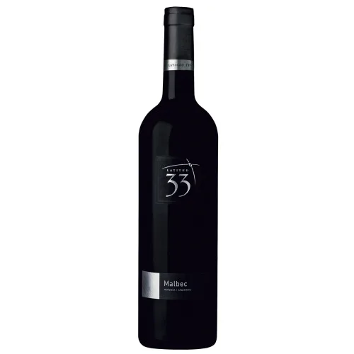 Vinho Argentino Tinto Latitud 33º Malbec Mendoza Garrafa 750ml - MALBEC - Bebidas
