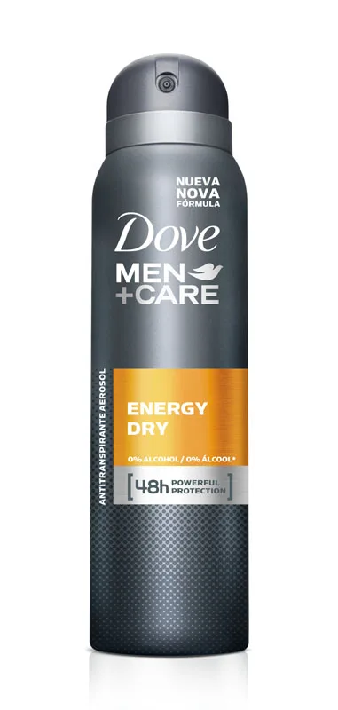 Desodorante Antitranspirante Aerosol Dove Men Care Energy Dry 89g - DOVE MEN CARE - Higiene E Beleza