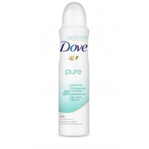 Desodorante Aerosol Feminino Pure 100g Dove - DOVE - Higiene E Beleza