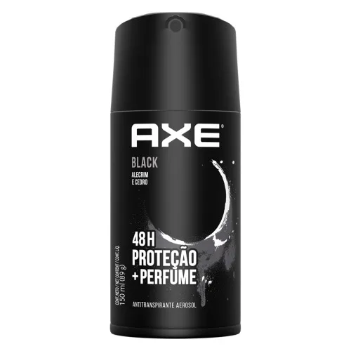 Desodorante Aerossol Black Axe Body Spray 150ml - AXE - Higiene E Beleza