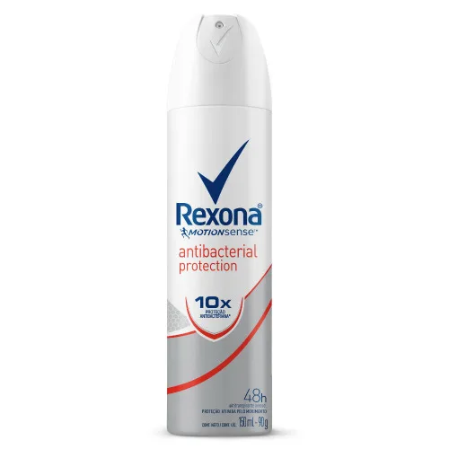 Antitranspirante Aerossol Antibacterial Protection Rexona Motionsense 150ml - REXONA - Higiene E Beleza