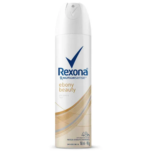 Antitranspirante Aerossol Ebony Beauty Rexona Motionsense 150ml - REXONA - Higiene E Beleza
