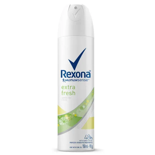 Desodorante Antitranspirante Aerosol Women Extra Fresh 150ml Rexona - REXONA