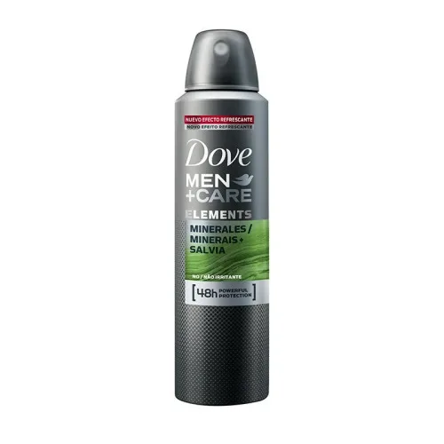 Antitranspirante Aerossol Minerais E Sálvia Dove Men Care Elements 150ml - DOVE - Higiene E Beleza