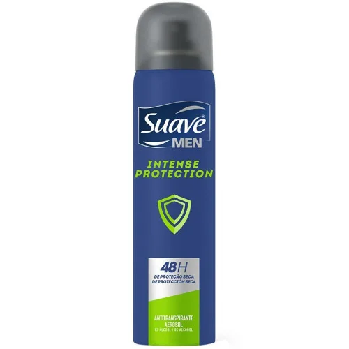 Antitranspirante Aerossol Intense Protection Suave Men 150ml - SUAVE - Higiene E Beleza