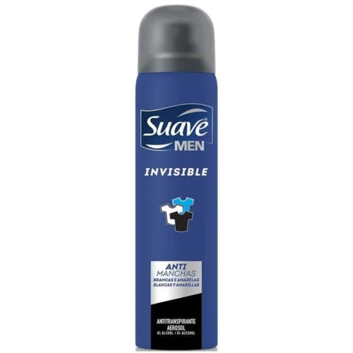 Antitranspirante Aerossol Invisible Suave Men 150ml - SUAVE - Higiene E Beleza