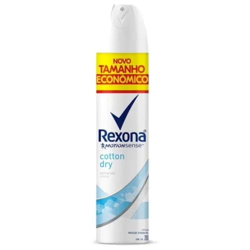 Antitranspirante Aerossol Cotton Dry Rexona Motionsense 200ml - REXONA - Higiene E Beleza