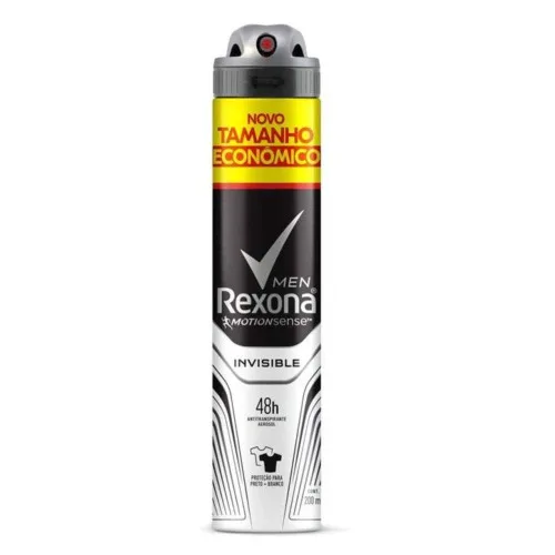 Antitranspirante Aerossol Invisible Rexona Men Motionsense 200ml - REXONA - Higiene E Beleza