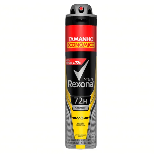 Antitranspirante Aerossol V8 Rexona Men Motionsense 200ml - REXONA MEN