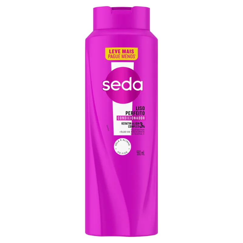 Condicionador Seda Liso Pefeito 560ml