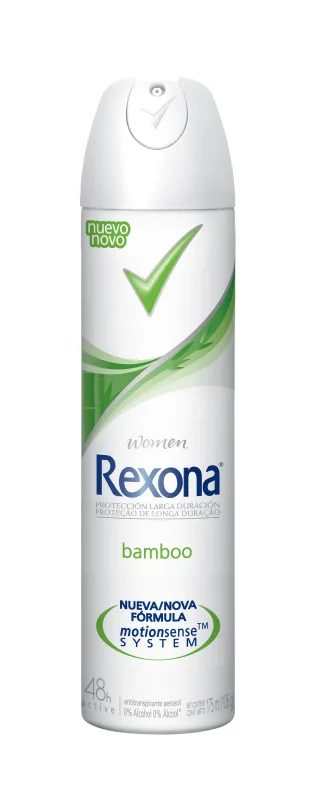 Desodorante Antitranspirante Aerosol Rexona Women Bamboo 175ml - REXONA - Higiene E Beleza