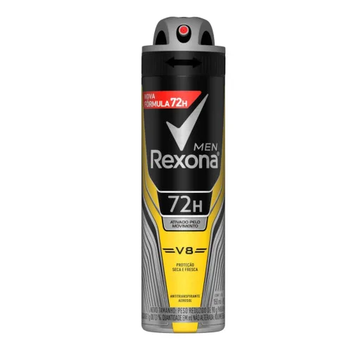 Desodorante Rexona Aerossol V8 Masculino 90g - REXONA - Higiene E Beleza