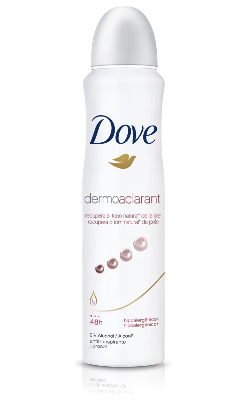Desodorante Antitranspirante Aerosol Dove Dermo Aclarant 169ml - DOVE - Higiene E Beleza