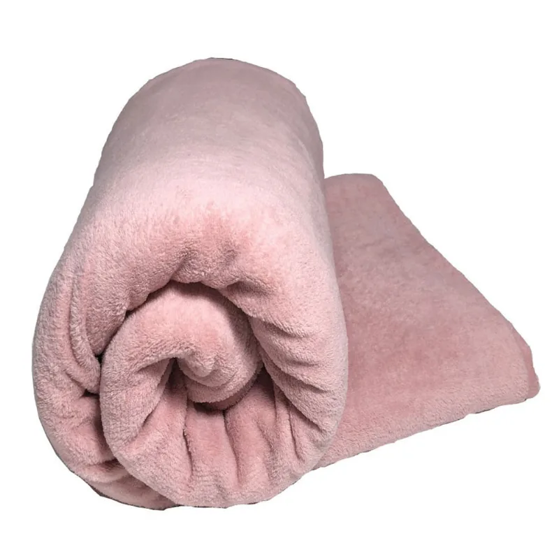 Cobertor Blush Solteiro Mantinha Felpuda 1 Peça - Rosa - Casa Scarpa