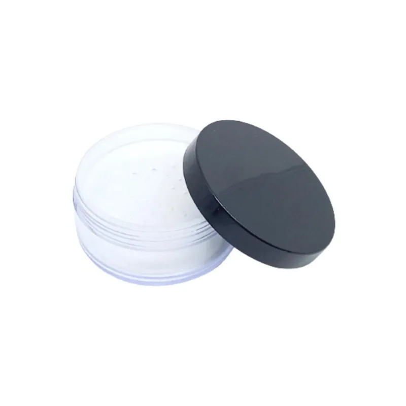 Kit Pote Plásticos Pó Solto Iluminador Facial 30G Vazio 2Und