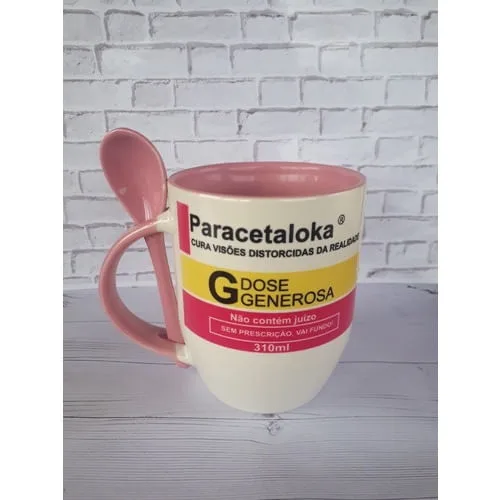 Caneca Remédio- Paracetaloka - Não Disponível - Utilidades Domesticas