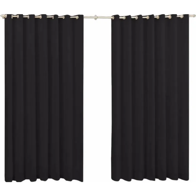 Cortina 2,00X1,40 Oxford Quarto Sala Cozinha Preto