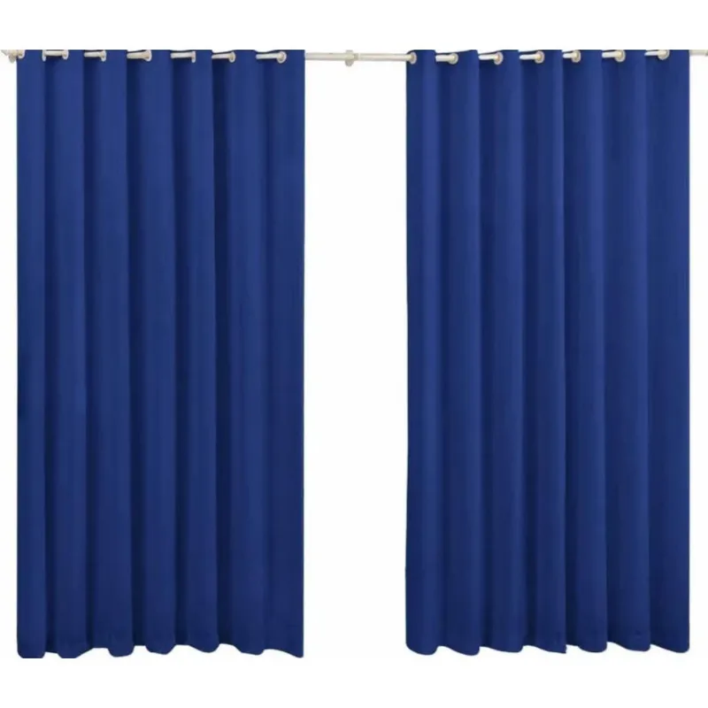 Cortina 2,00X1,40 Oxford Quarto Sala Cozinha Azul Royal