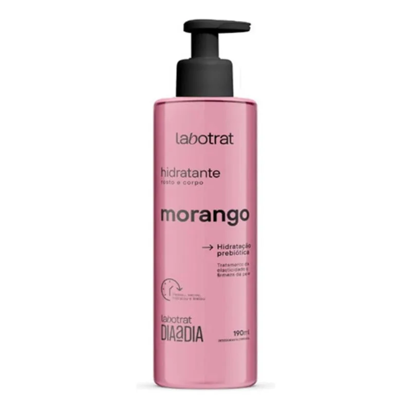 Hidratante Corpo E Rosto Labotrat Dia A Dia 190Ml Morango