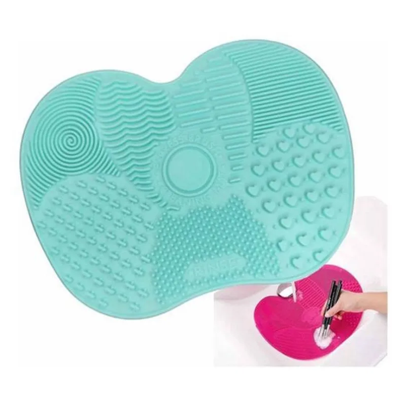 Tapete De Silicone Limpeza Lavar Pincel Pinceis Maquiagem