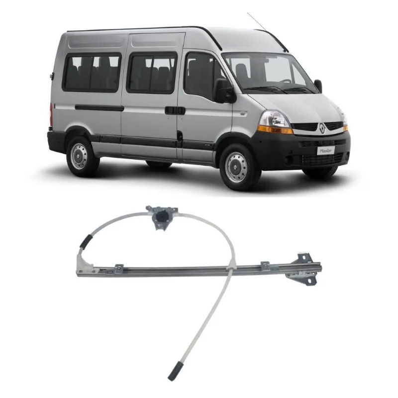Máquina de Vidro Elétrica Dianteira Direita Master G1 2002 Até 2013 Renault Universal Automotive