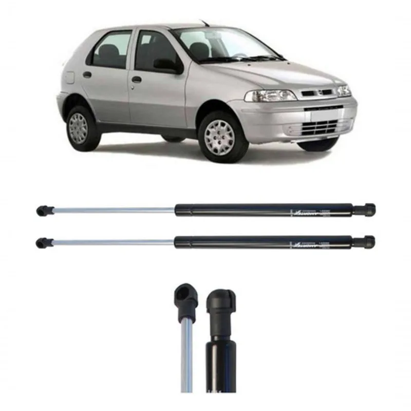 Par Amortecedor Tampa Traseira porta-malas F103 Compatível Fiat Pálio G1 1996 a 2007 e Fiat 500 Após