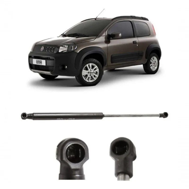 Amortecedor De Tampa Traseira F103 Para Fiat Uno G2 E Uno Furgão G2 4 Portas Após 2010 Amortex