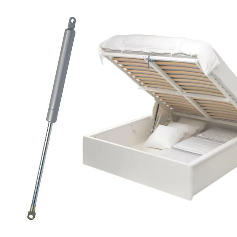 Amortecedor Pistão Mola A Gás Amortex 784n 80kgf Para Cama Box Baú Casal 43cm Aberto 24cm Fechado