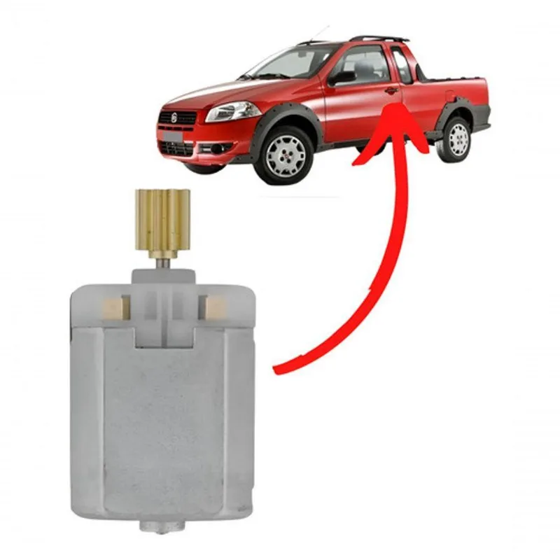 Motor De Trava Elétrica Para Fechadura Strada G1 Após 96 Compatível Com Palio Siena Uno Doblo Idea