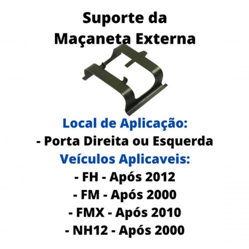 Suporte Macaneta Externa Volvo Fm Nh Ap 00 Fh Apos 12 [f103]