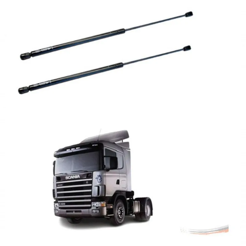 Par De Amortecedor Da Grade Do Capô Série 4 [f103] Para Scania R 2004 A 2008 Amortex - Amortex - Automotivo