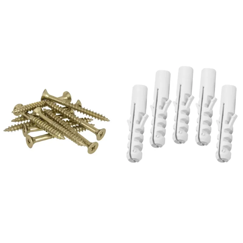 Parafusos Com Buchas 8mm de Nylon Kit Com 200 Peças - Não Disponível - Construção E Ferramentas