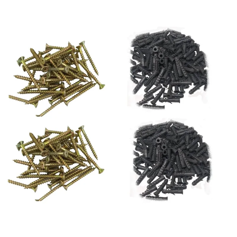 Parafusos Com Buchas 8mm de Anel Kit Com 200 Peças - Não Disponível - Construção E Ferramentas