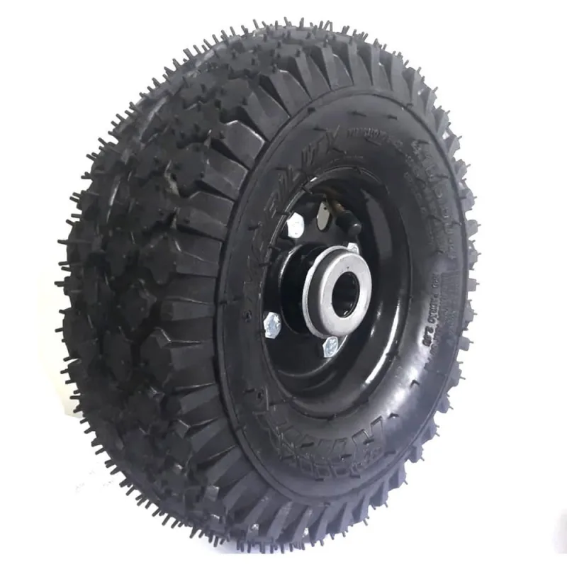 Pneu Com Roda Completa 4.10/3.50-4 Com Rolamento Rx Tires - Não Disponível - Automotivo