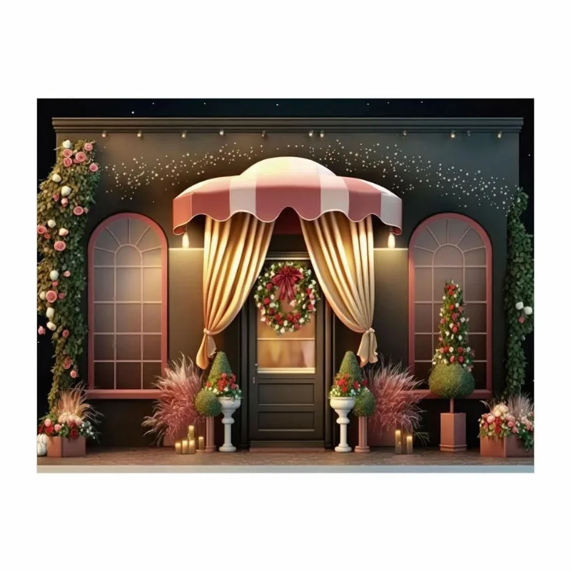 Fundo Fotográfico Cenário Natal Em Tecido 2,20M X1,50M F123