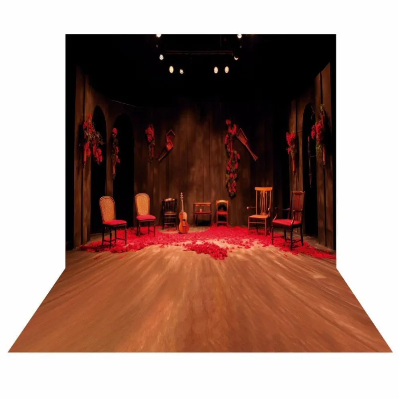 Fundo Fotográfico Cenário Teatro Em Tecido 2,20M X1,50M F199