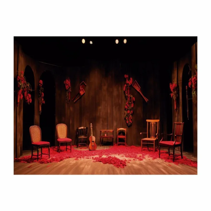 Fundo Fotográfico Cenário Teatro Em Tecido 2,20M X1,50M F199