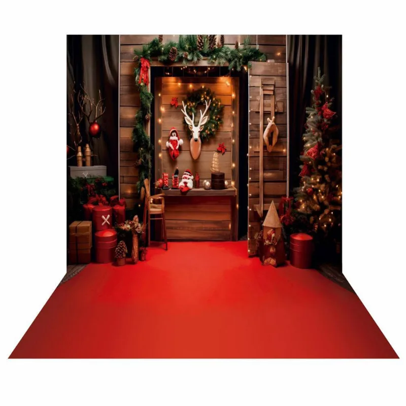 Fundo Fotográfico Cenário Natal em Tecido 2,20m x 1,50m F275