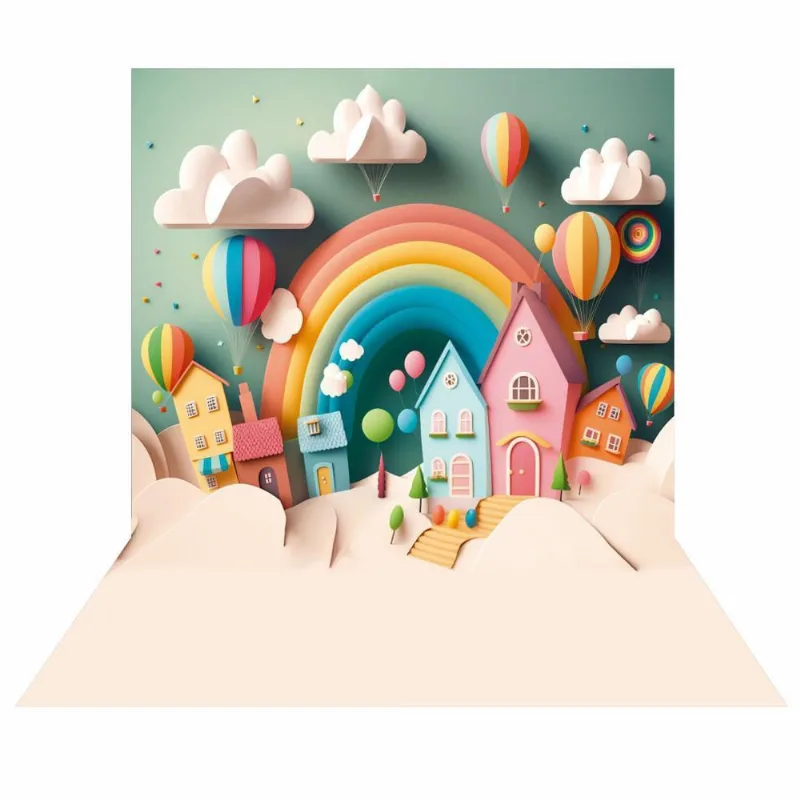 Fundo Fotográfico Casa Torta Newborn 2,20m x 1,50m F259