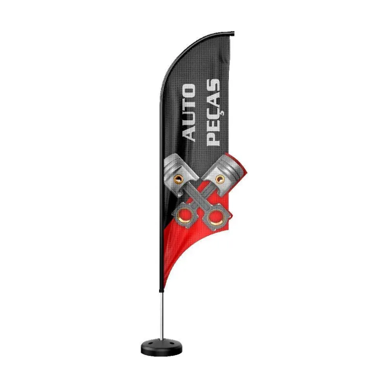 Wind Banner 3D Kit Completo Auto Peças Dupla Face Modelos