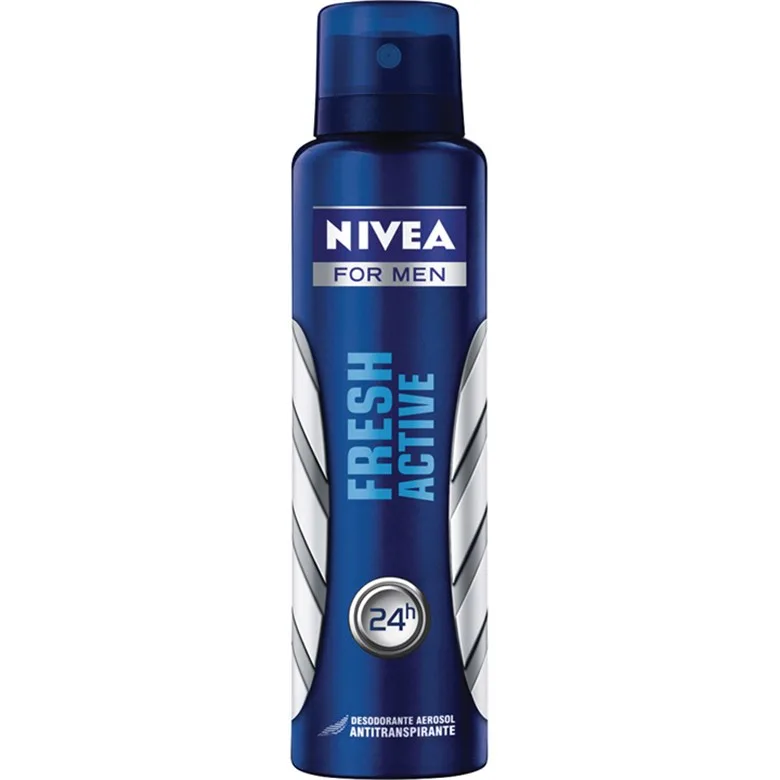Antitranspirante Aerossol Nivea Men Fresh Active 150ml - NIVEA - Higiene E Beleza
