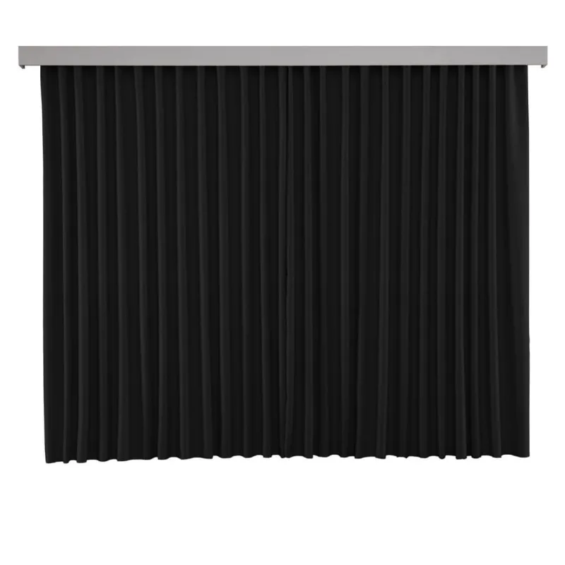 Cortina Blackout 7m x 2,5m - Poliéster, Trilho Suiço